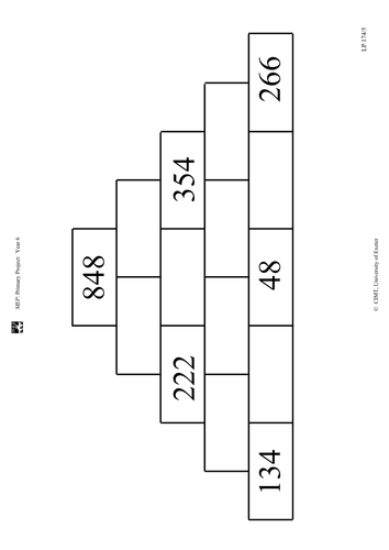 Yr 6 Problems : Lesson 174