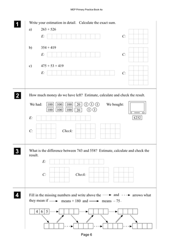Yr 4 Calculation : Lesson 6