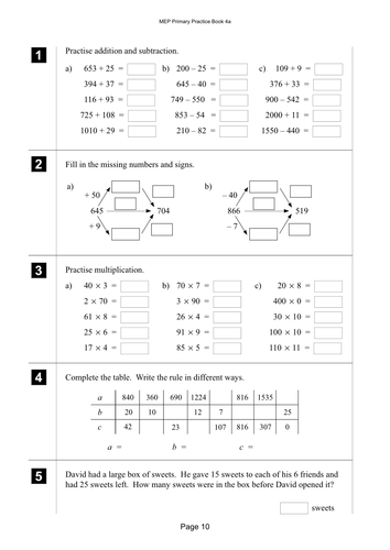 Yr 4 Revision : Lesson 10