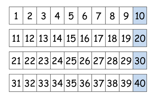 number line 1 100 teaching resources