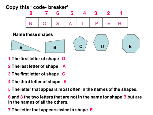 Polygon code breaker