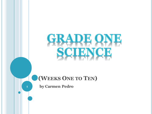 Grade one/two Science | Teaching Resources