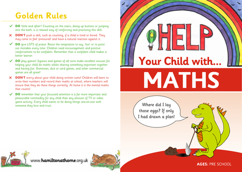 Pre-School Maths Leaflet