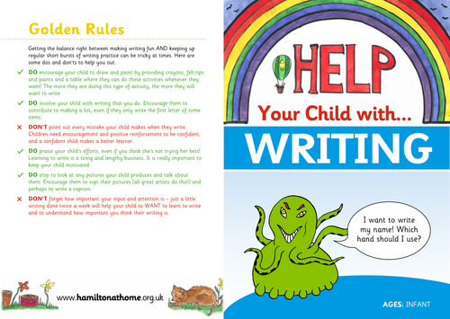 Infant Writing Leaflet