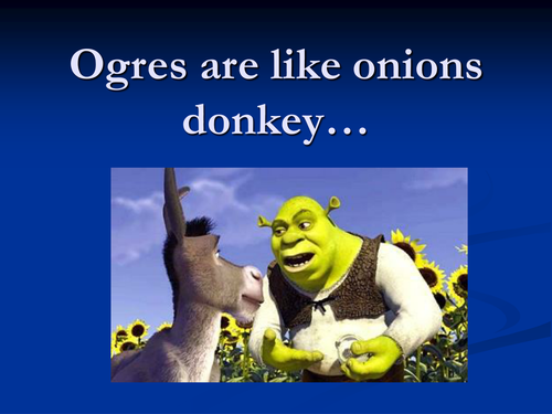 Poems are like Onions Donkey
