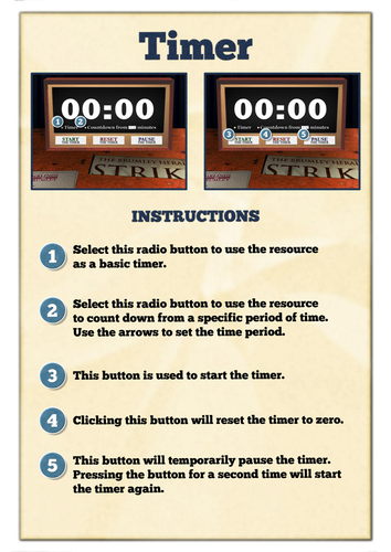 An Inspector Calls IWB: Themed timer