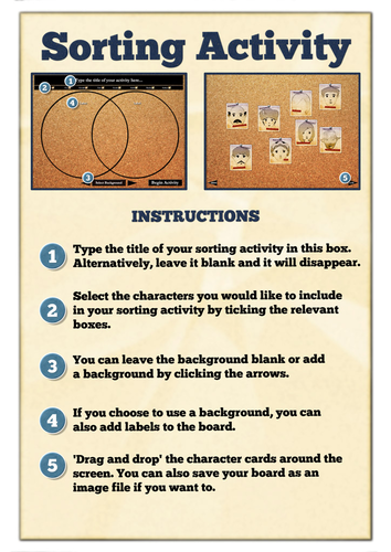 An Inspector Calls IWB Grouping, Ranking & Sorting