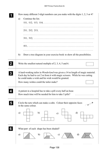 Yr 4 Factors and Multiples : Lesson 138