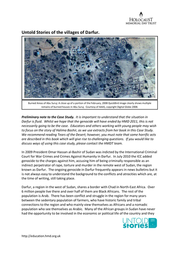 HMD 2011 Case Study: The Villages of Darfur