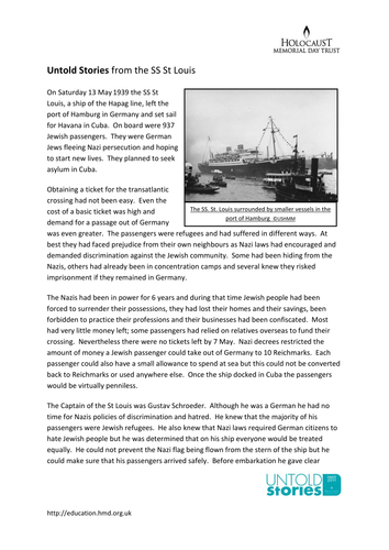 HMD 2011 - Case Study: The SS St Louis