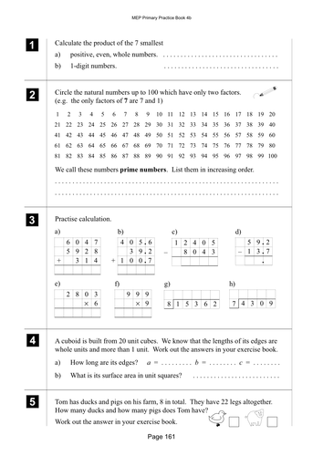 Yr 4 Calculations : Lesson 161