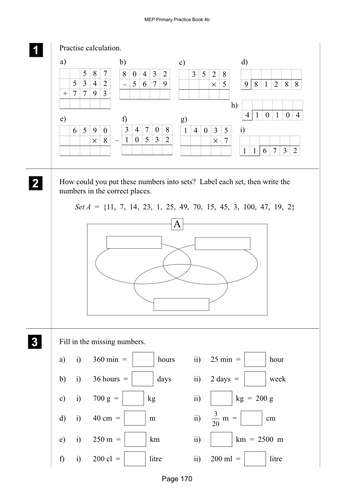 Yr 4 Revision : Lesson 170