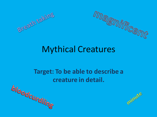 Mythical creatures by sooziepoosie  Teaching Resources