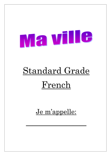 Ma Ville Workbook
