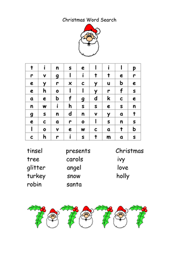 Christmas Word Search - 2