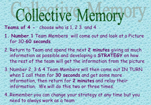 Colletive Memory - Shape and Space Revision Game
