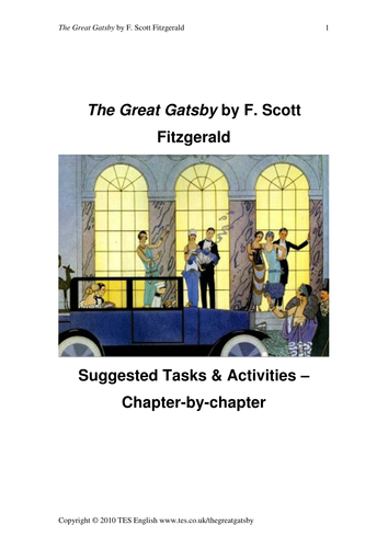 The Great Gatsby - Chapter-by-chapter Activities