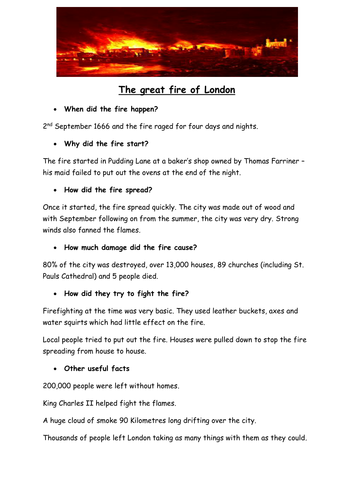 The Great Fire of London