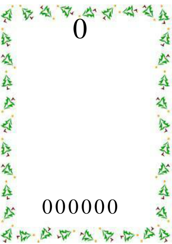 Christmas number formation