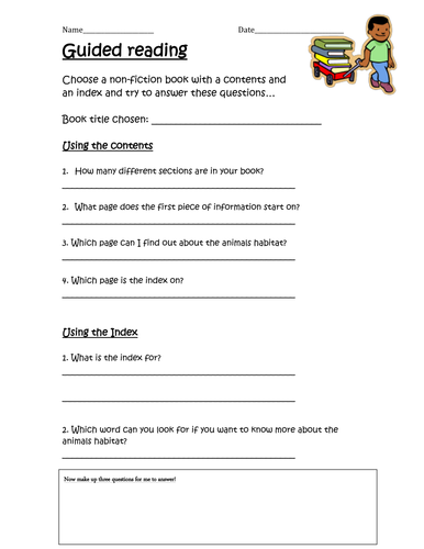 Contents and Index hunt Y3