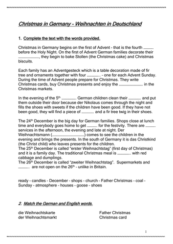 Christmas in Germany