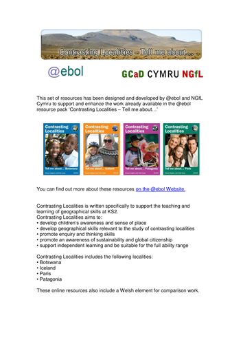 Contrasting Localities – Tell me about…