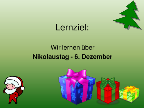 Dezember 6 Nikolaustag Teaching Resources