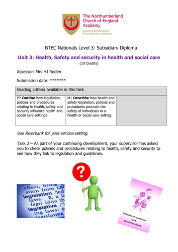 unit 19 health and social care coursework