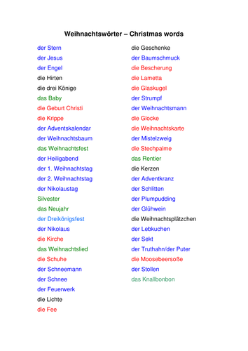 Weihachten Noel Navidad