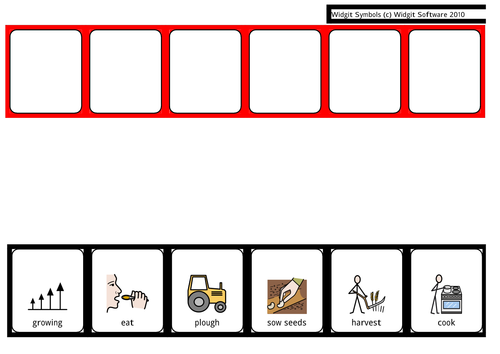 Farm book and timeline- Widgit