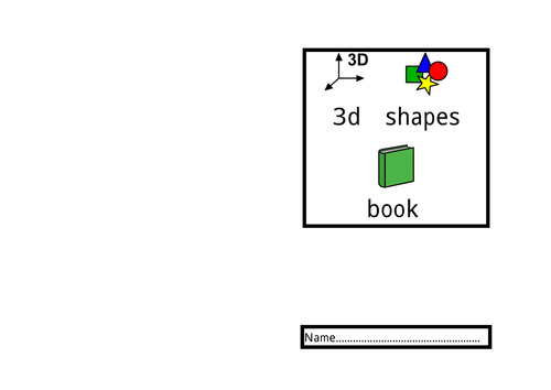 Shape booklets- Widgit