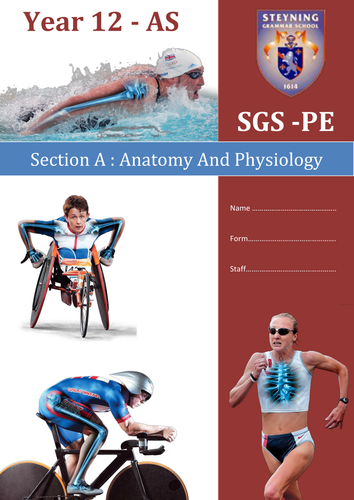 Work booklet, Revision Booklet and Muscles Handout