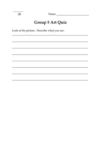 Art Quiz