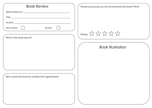 Book review template