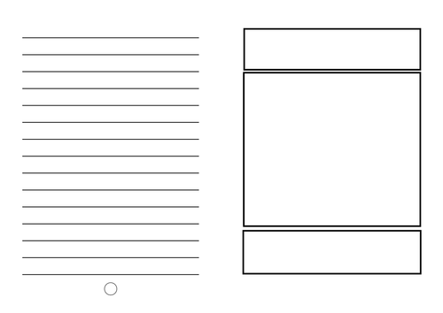 Open Book Template, Handwriting