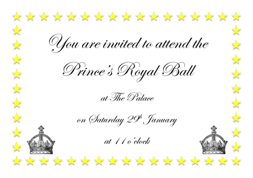 Template Royal Letter Invitations 10