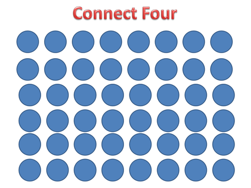 Connect Four Revision Game