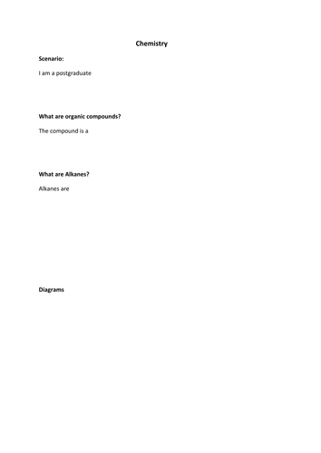 organic chemistry Btec