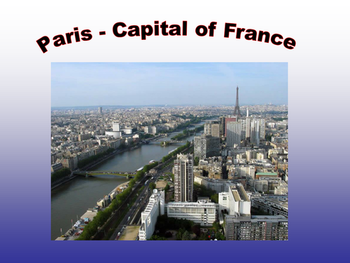 Paris Presentation and Quiz/Video