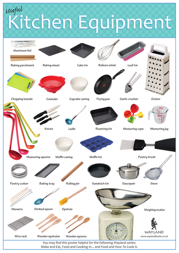 Kitchen equipment Diagram