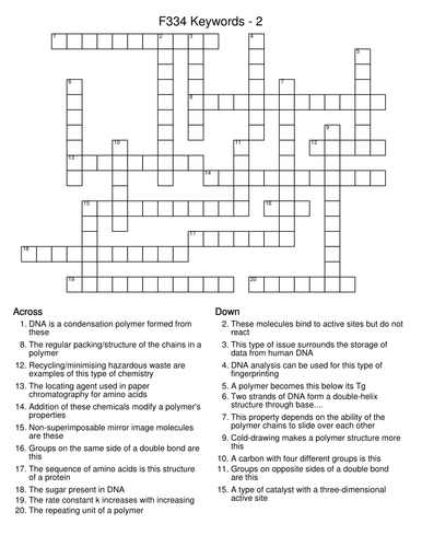 Crossword Puzzles | Teaching Resources