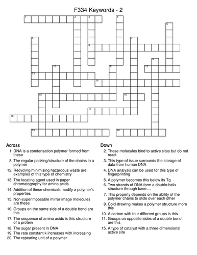 Crossword Puzzles