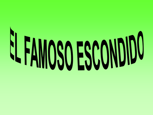 El famoso escondido