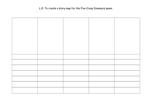 Silly Dinosaur Poems and worksheet.