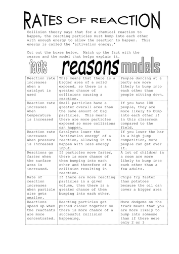 Printables Reaction Rates Worksheet reaction rate worksheet bloggakuten rates bloggakuten