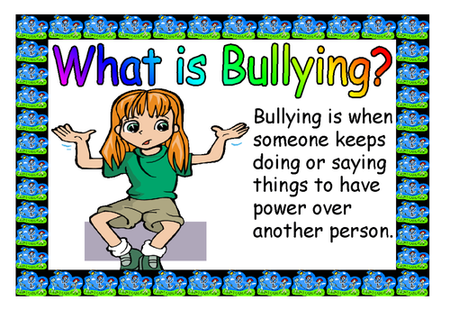 Anti-Bullying Posters and Poem
