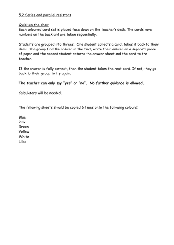 AS AQA Physics A Chapter 5