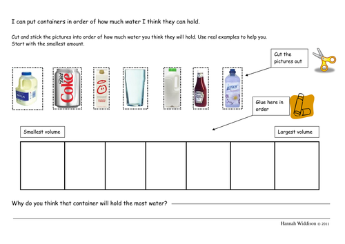 estimation kindergarten worksheet by Teaching landoflearning  Resources  Tes  Capacity