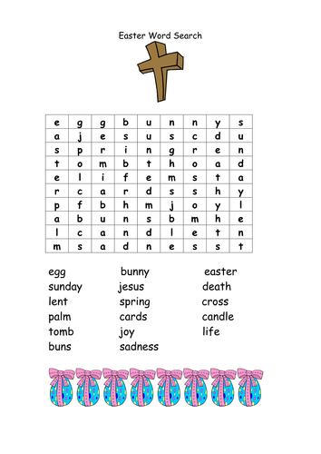 Easter Word Search