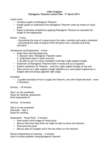 Pythagoras Theorem Worksheet - KS3/GCSE